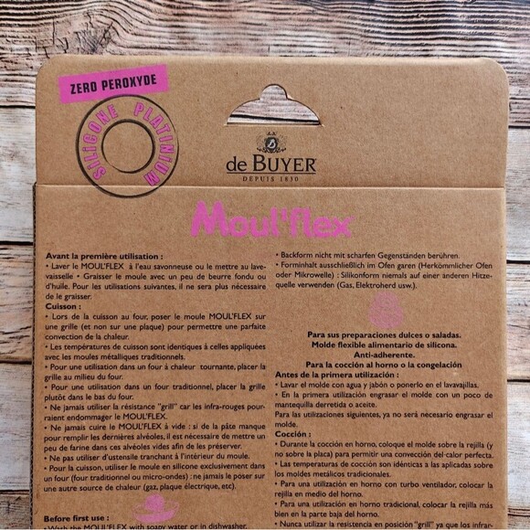 De Buyer Moul’flex Mini Cake Silicone Mold 9 Portion - Picture 5 of 8